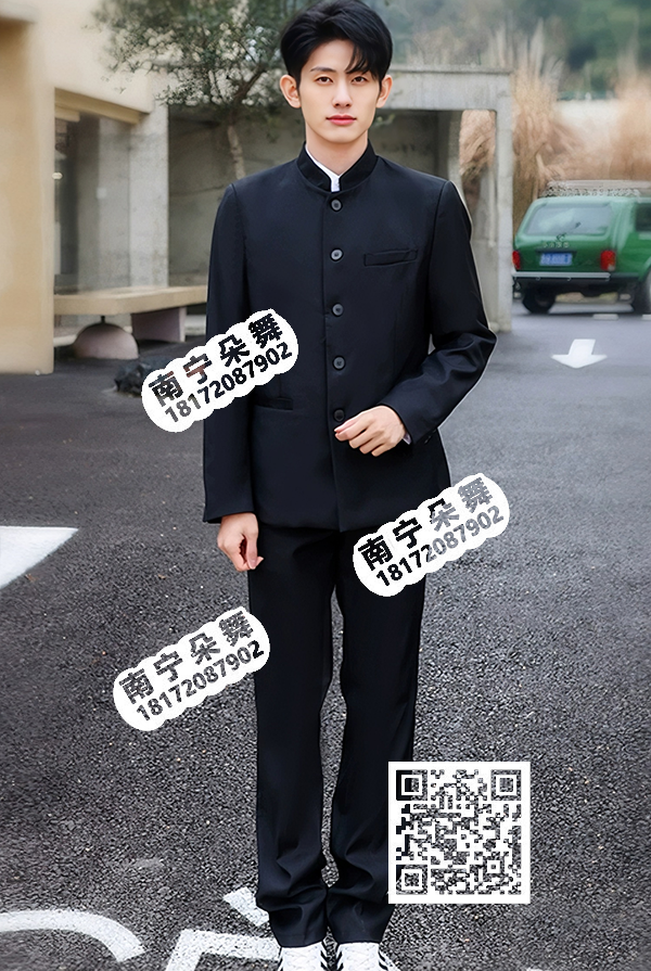 黑色男中山装