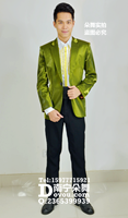 墨绿男西服