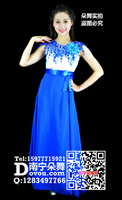 宝蓝水溶花合唱服