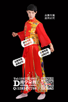 红龙纹收脚汉族男装