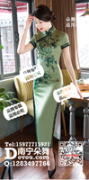 绿旗袍长2