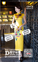 黄旗袍长2