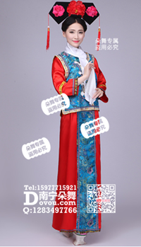 红袖蓝花清朝格格甄嬛古装