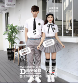 白衣灰裙小时代学生装