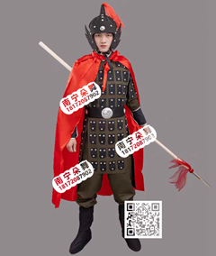 墨绿将军演出服