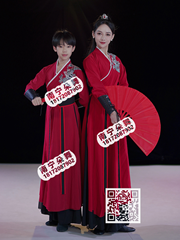 大红黑边胸花雪龙吟古典