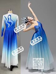 蓝白渐变水纹江山无限男女