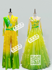 黄绿渐变迎春花春天的故事当代