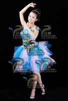 蓝天鹅湖蓝短裙